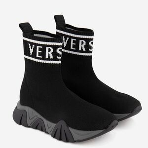 Versace Sneakers - High Top Sock - Kids EUC